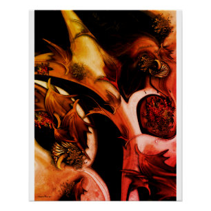 "Juxtaposed Nature", Glossy Poster