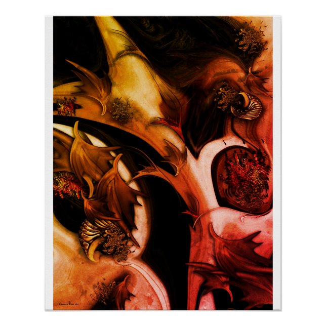 "Juxtaposed Nature", Glossy Poster (Front)