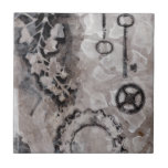 Juxtaposition II Ceramic Tile<br><div class="desc">Floral</div>