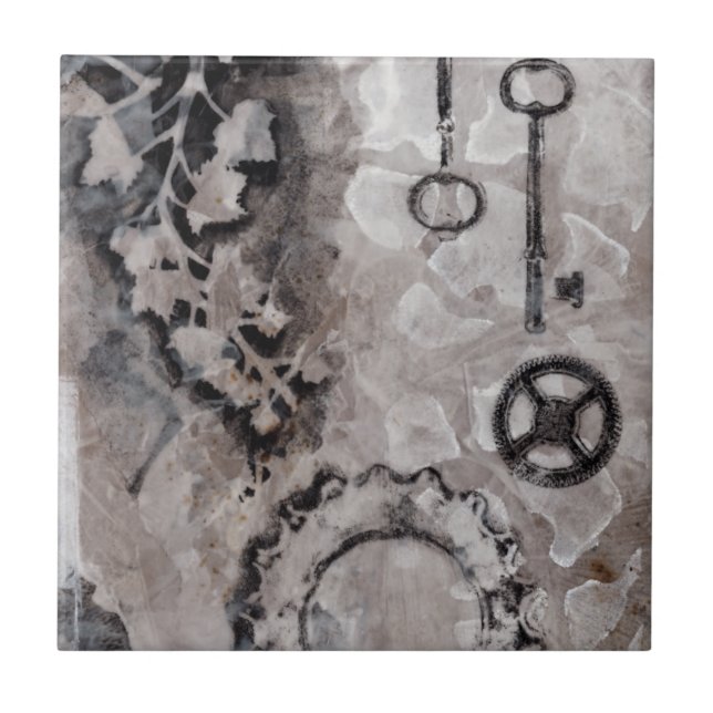 Juxtaposition II Ceramic Tile (Front)