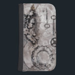 Juxtaposition II Samsung S4 Wallet Case<br><div class="desc">Floral</div>