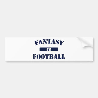 JV Fantasy Football Bumper Sticker