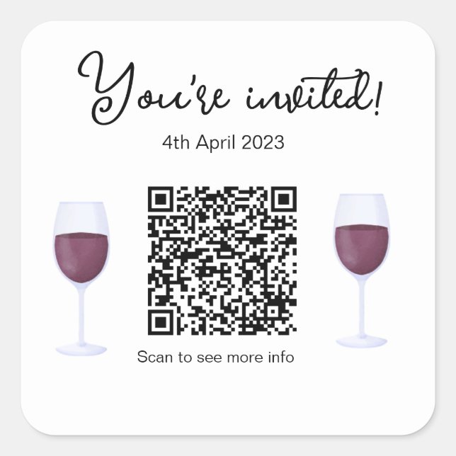 JW 2023 Memorial for Letter Writing Square Sticker (Front)