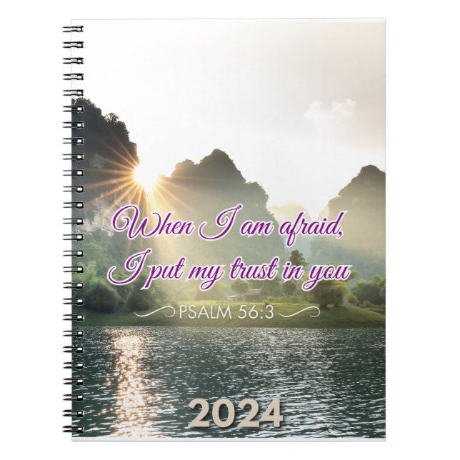 JW 2024 year text  Notebook (Front)