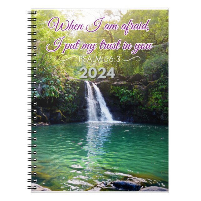 JW 2024 year text  Notebook (Front)