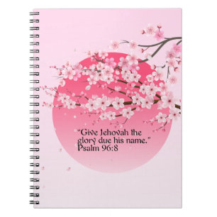JW 2025 Year Text Apple Blossom Notebook