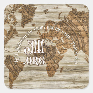 JW 2025 Year Text Vinyl Sticker