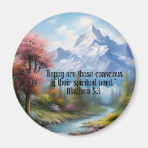 JW 2026 Year Text Matthew 5:3 Mountain Scene