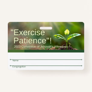 JW Badge   2023 Regional Conv English & Spanish ID Badge