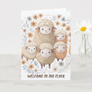 JW Baptism Card, Welcome to the Flock, JW Greeting Card