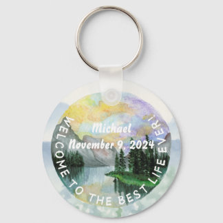 JW Baptism Gift Keepsake Keychain for him