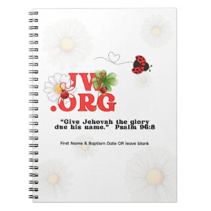 JW Baptism Gift Keepsake - Notebook for Her