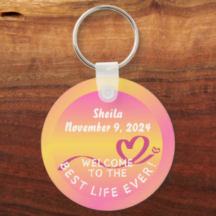 JW Baptism Gift Keychain Keepsake Best Life Ever