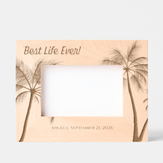 JW Baptism Keepsake -Personalized! Etched Frames