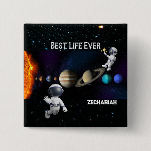 JW Best Life Ever Button Pin for Young Brothers!