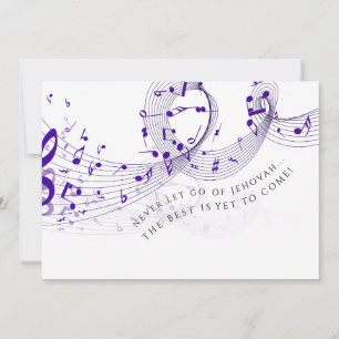 JW Congratulations on your Baptism Greeting Card