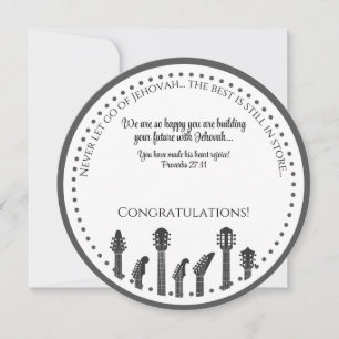 JW Congratulations on Your Baptism Greeting Card
