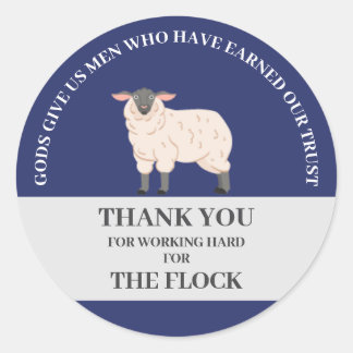 Jw Gifts Elders "Gifts in Men"  Classic Round Sticker