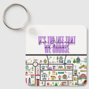 JW Keychain for pioneers! "for Jehovah we live"