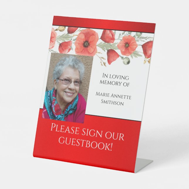 JW Memorial-Funeral Service Guestbook Sign (Front)