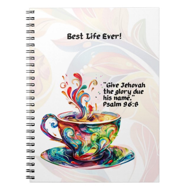 JW Notebook "Best Life Ever" and 2025 Year Text (Front)