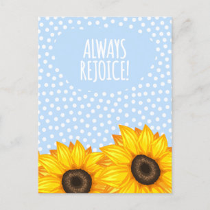 JW Original Song Always Rejoice  Postcard