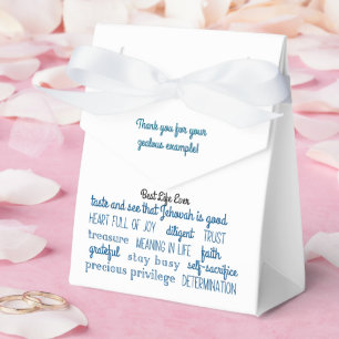 JW Pioneer Appreciation Favor Box 