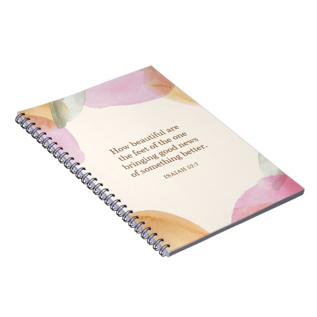 JW Pioneer Gift, Isaiah 52:7 | JW Notebook (Right Side)