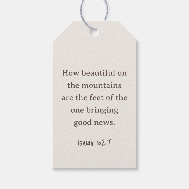 JW Pioneer Tag | JW Gift Tags (Front)