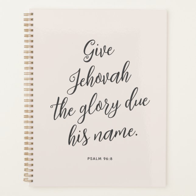 JW Planner, 2025 Year Text of Jehovah's Witnesses Planner (Front)