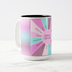 JW Qualities of Our God Jehovah Coffee Cup