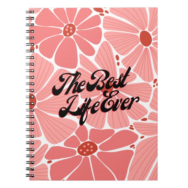 JW Retro Best Life Ever! Notebook (Front)