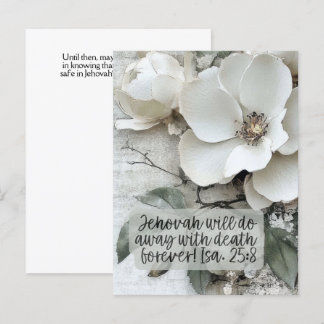 JW Sympathy Card