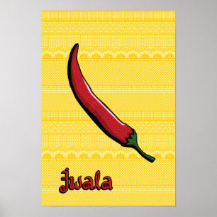 Jwala Chilli Pepper Poster
