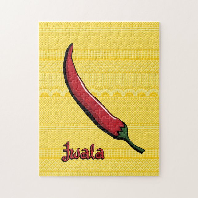 Jwala Chilli Pepper Puzzle (Vertical)
