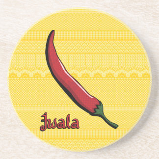 Jwala Chilli Pepper Sandstone Coaster