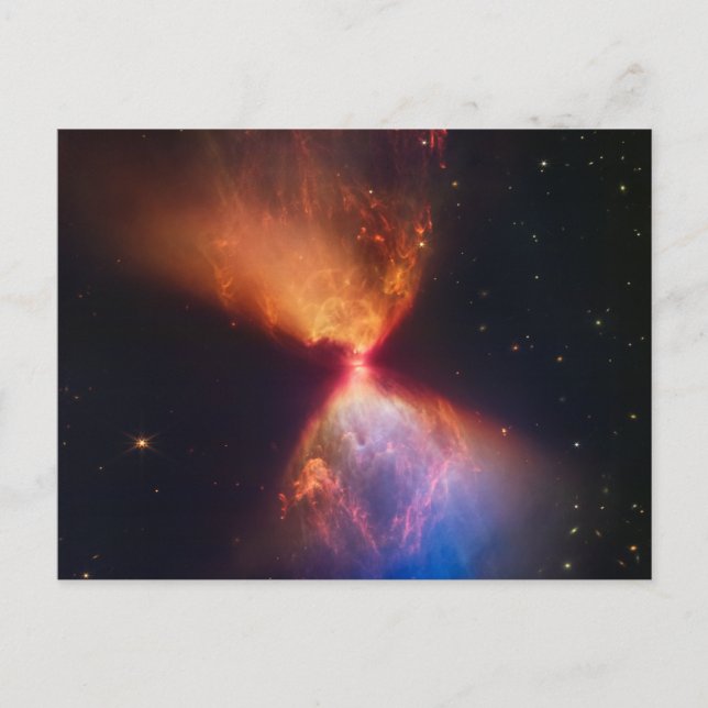 JWST Hourglass Protostar Formation Postcard (Front)