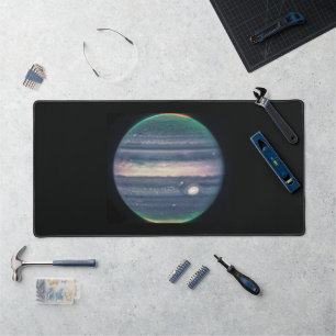 JWST Image of Planet Jupiter in Infrared Desk Mat