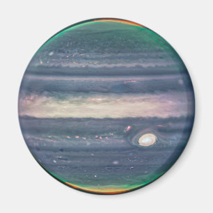 JWST Image of Planet Jupiter in Infrared Magnet