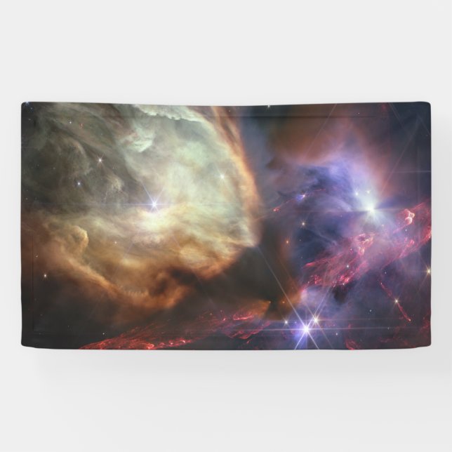 JWST Image of Rho Ophiuchi Stars Banner (Horizontal)