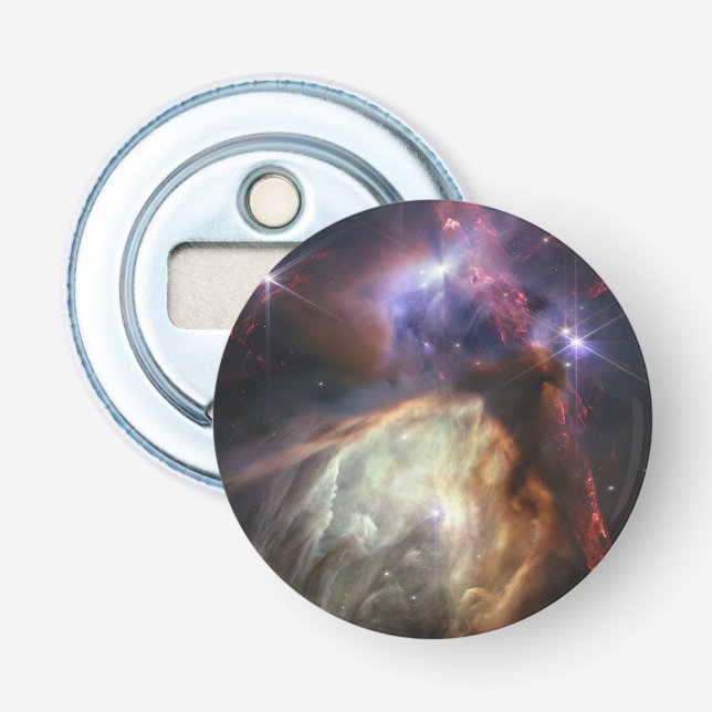 JWST Image of Rho Ophiuchi Stars Bottle Opener (Front)