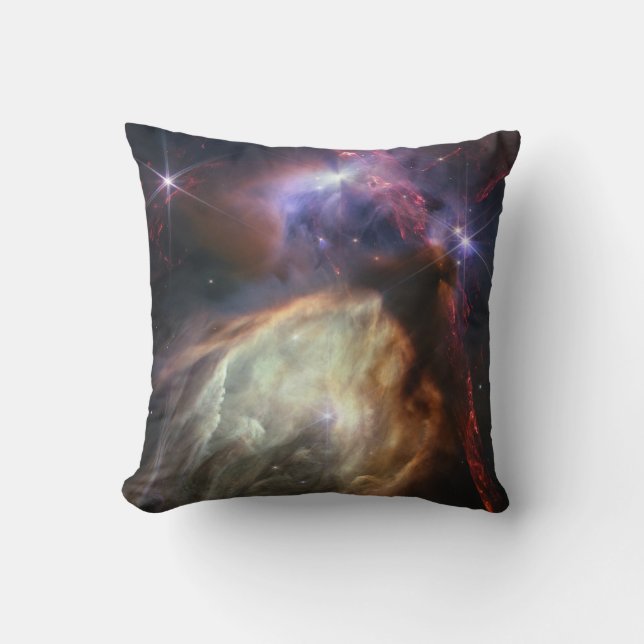 JWST Image of Rho Ophiuchi Stars Cushion (Front)