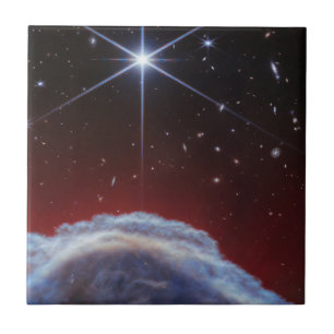 JWST Image of the Horsehead Nebula Ceramic Tile