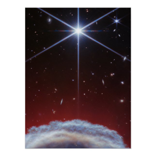 JWST Image of the Horsehead Nebula Poster (Front)
