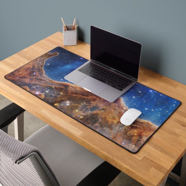 JWST James Webb Space Telescope Cosmic Cliffs Desk Mat (Office 2)