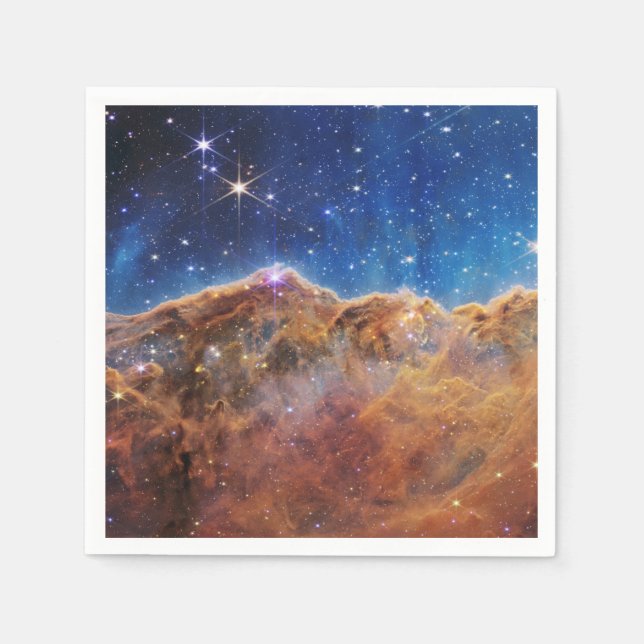 JWST James Webb Space Telescope Cosmic Cliffs Napkin (Front)