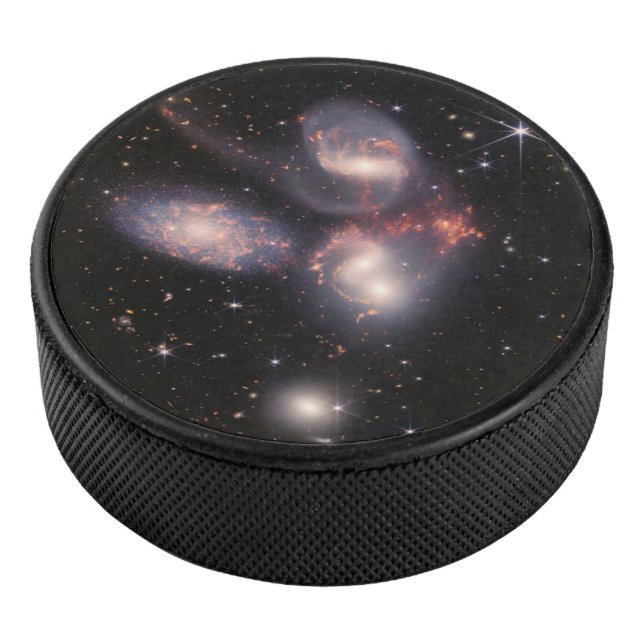 JWST James Webb Space Telescope Stephan’s Quintet Hockey Puck (3/4)