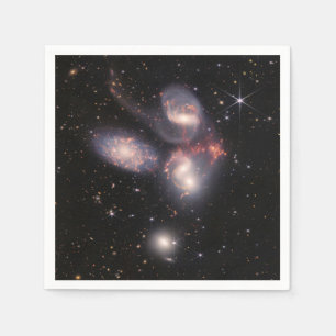 JWST James Webb Space Telescope Stephan’s Quintet Napkin