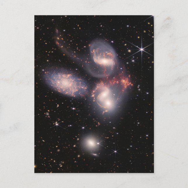 JWST James Webb Space Telescope Stephan’s Quintet Postcard (Front)