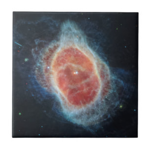 JWST James Webb Telescope Southern Ring Nebula Ceramic Tile